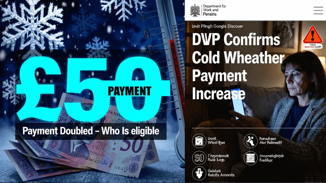 DWP Confirms Cold Weather Payment