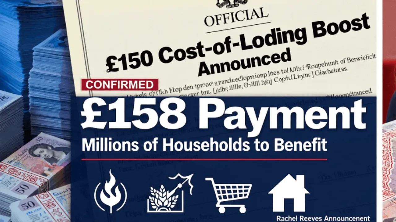 Rachel Reeves Confirms £150 Cost-of-Living Boost