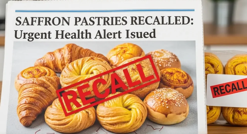 Saffron Pastries Items Recalled
