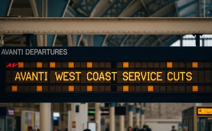 Avanti West Coast Service Cuts